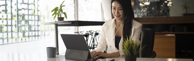 Woman on laptop