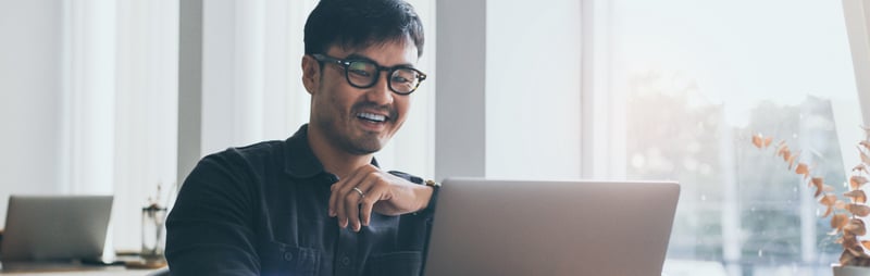 Man on laptop