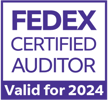 FedEx Certified Auditor 2024 Icon Transparent