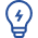 Icon of a light bulb